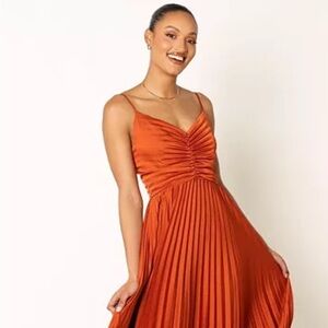 Petal & Pup Rust Maxi Dress